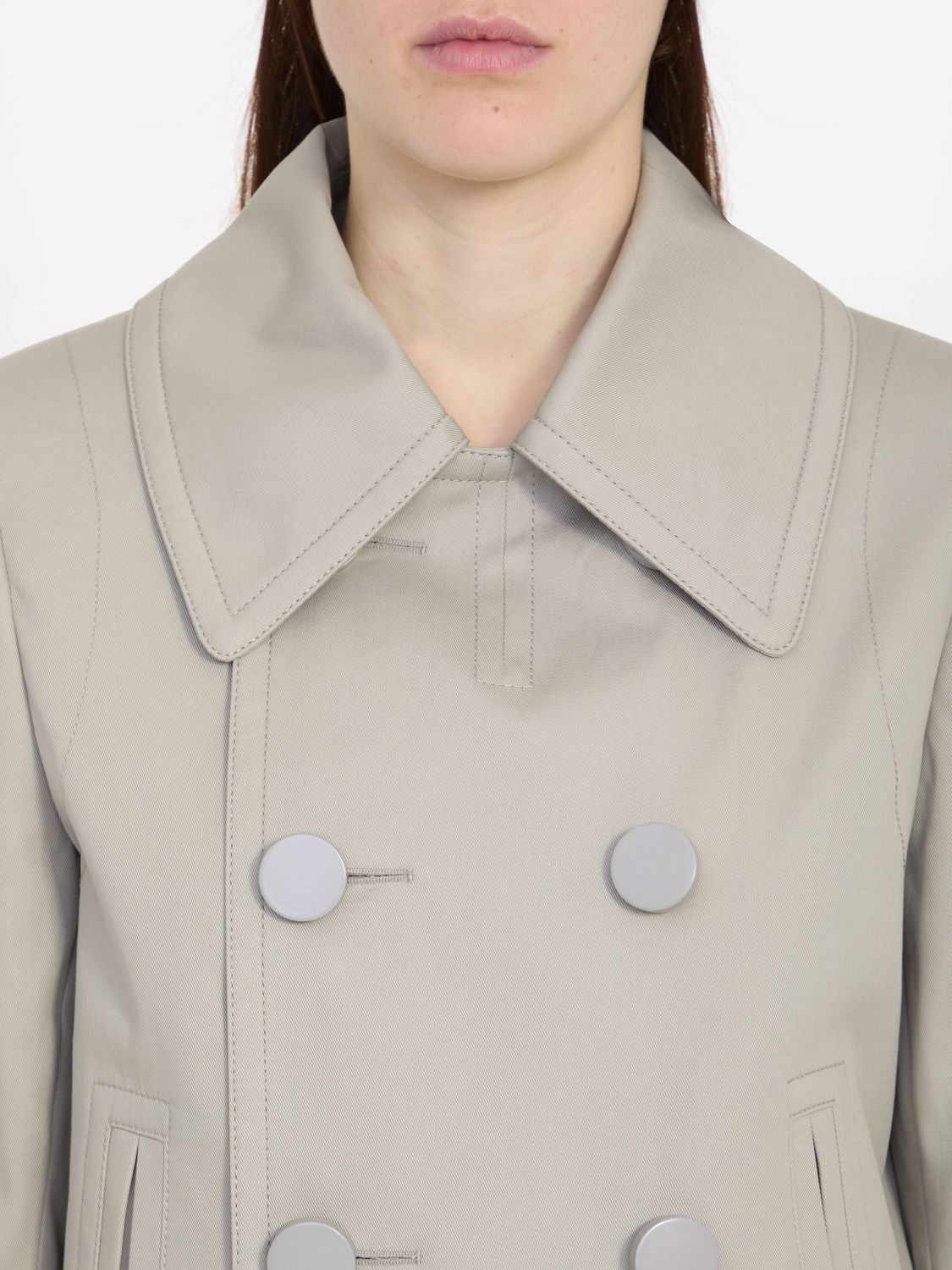 BOTTEGA VENETA Double-Breasted Peacoat - Regular Fit