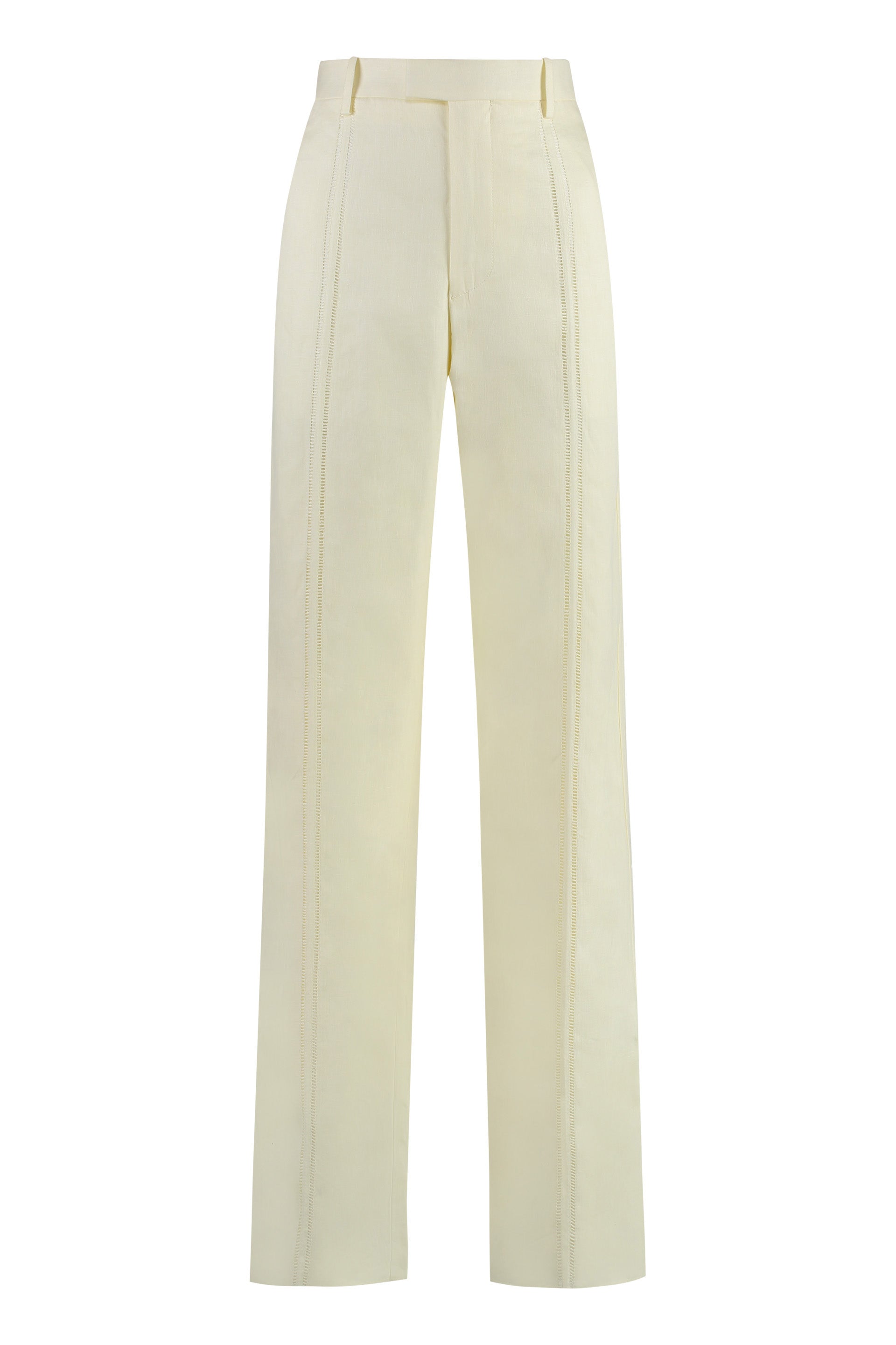 BOTTEGA VENETA Linen Trousers for Women - SS24 Collection