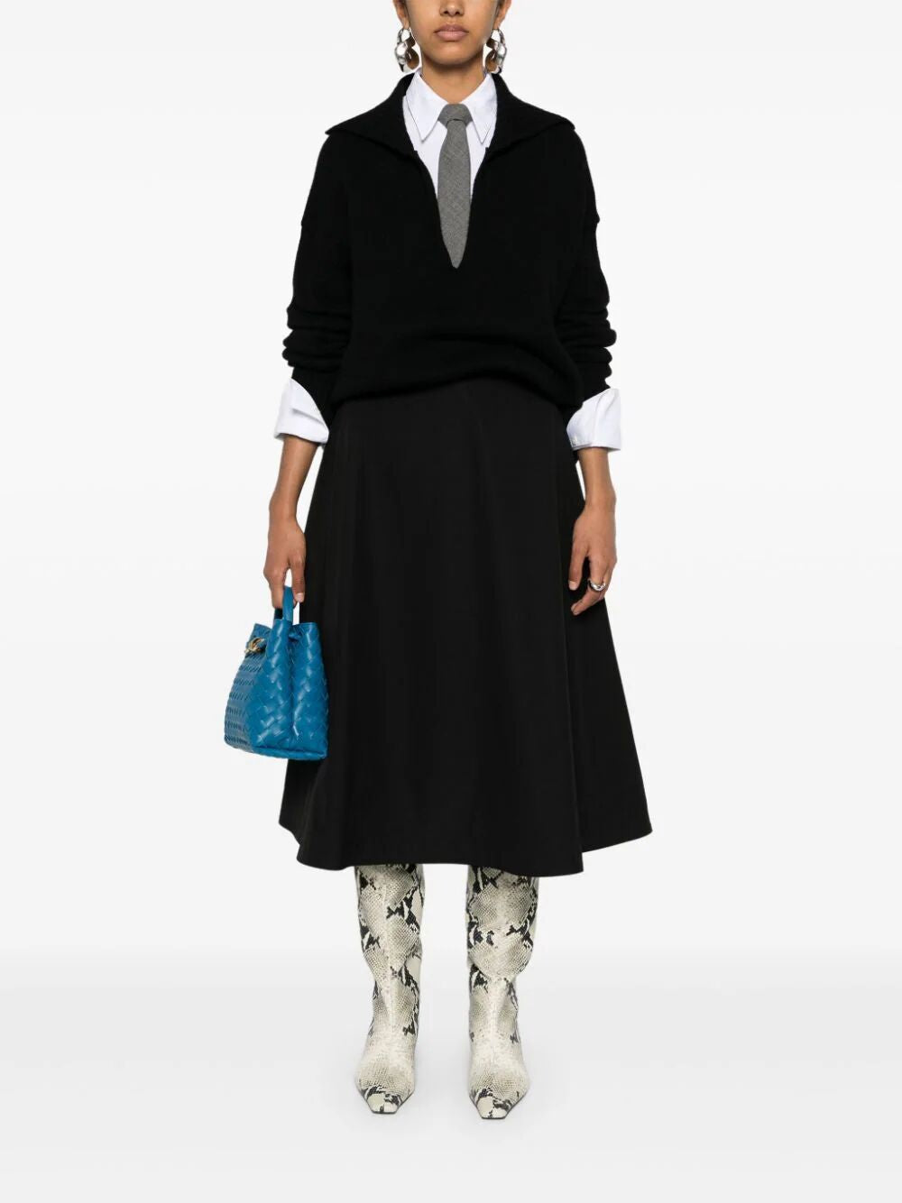 BOTTEGA VENETA Flared Midi Skirt