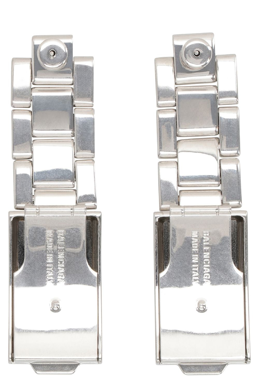 BALENCIAGA 24/7 BB Logo Mini Earrings