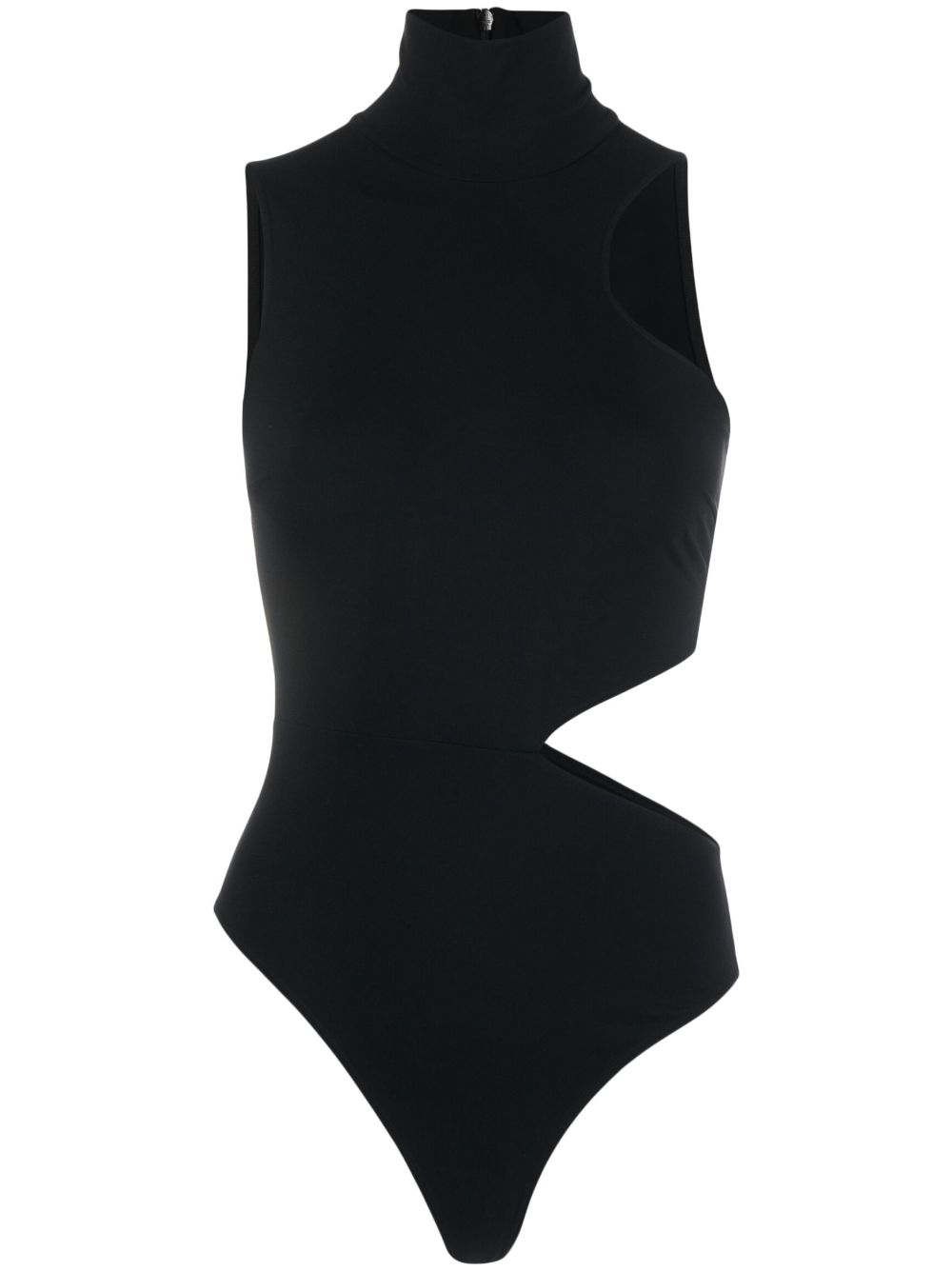 WOLFORD High Neck Cut-Out Bodysuit