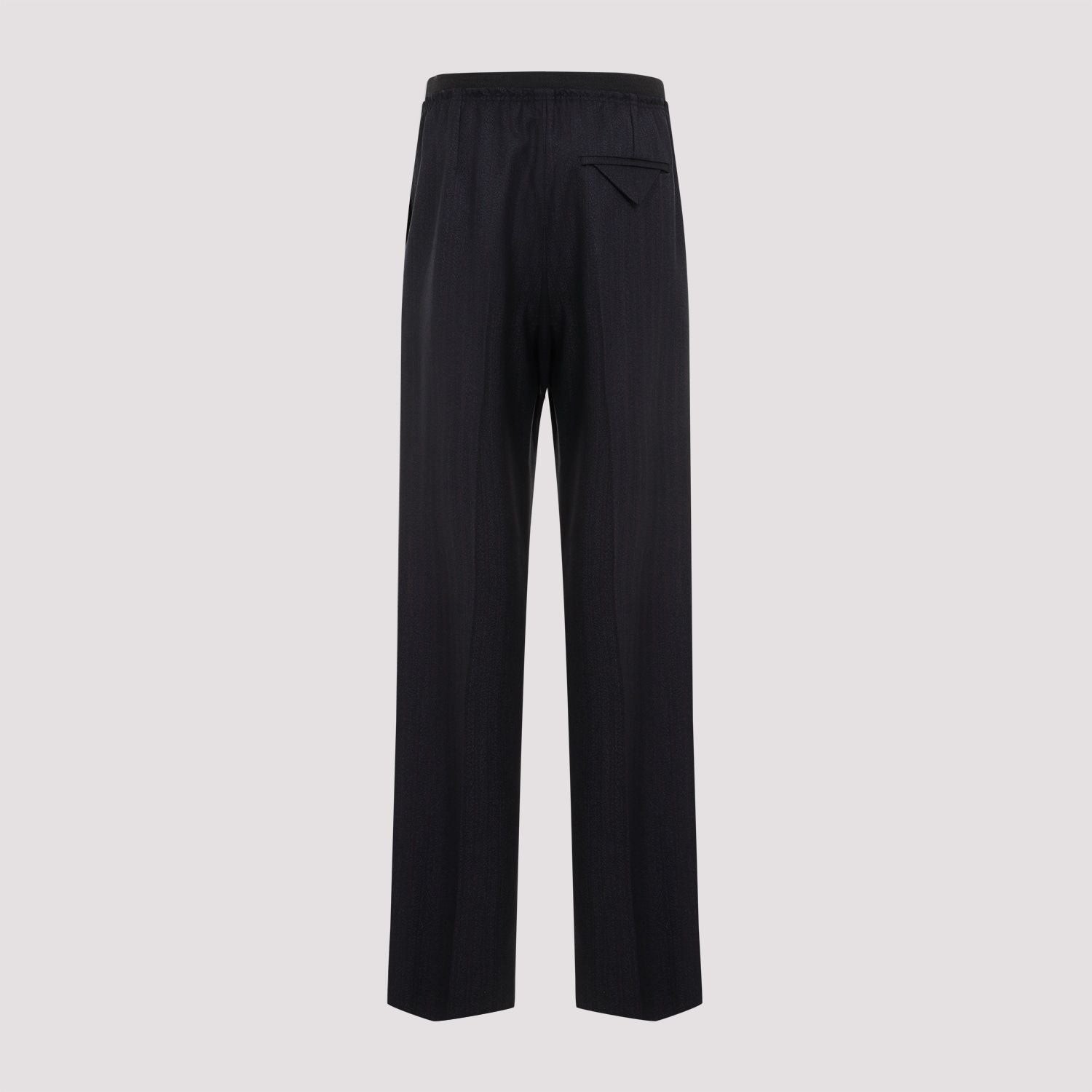 BOTTEGA VENETA Wool Trousers with Striped Motif for Women