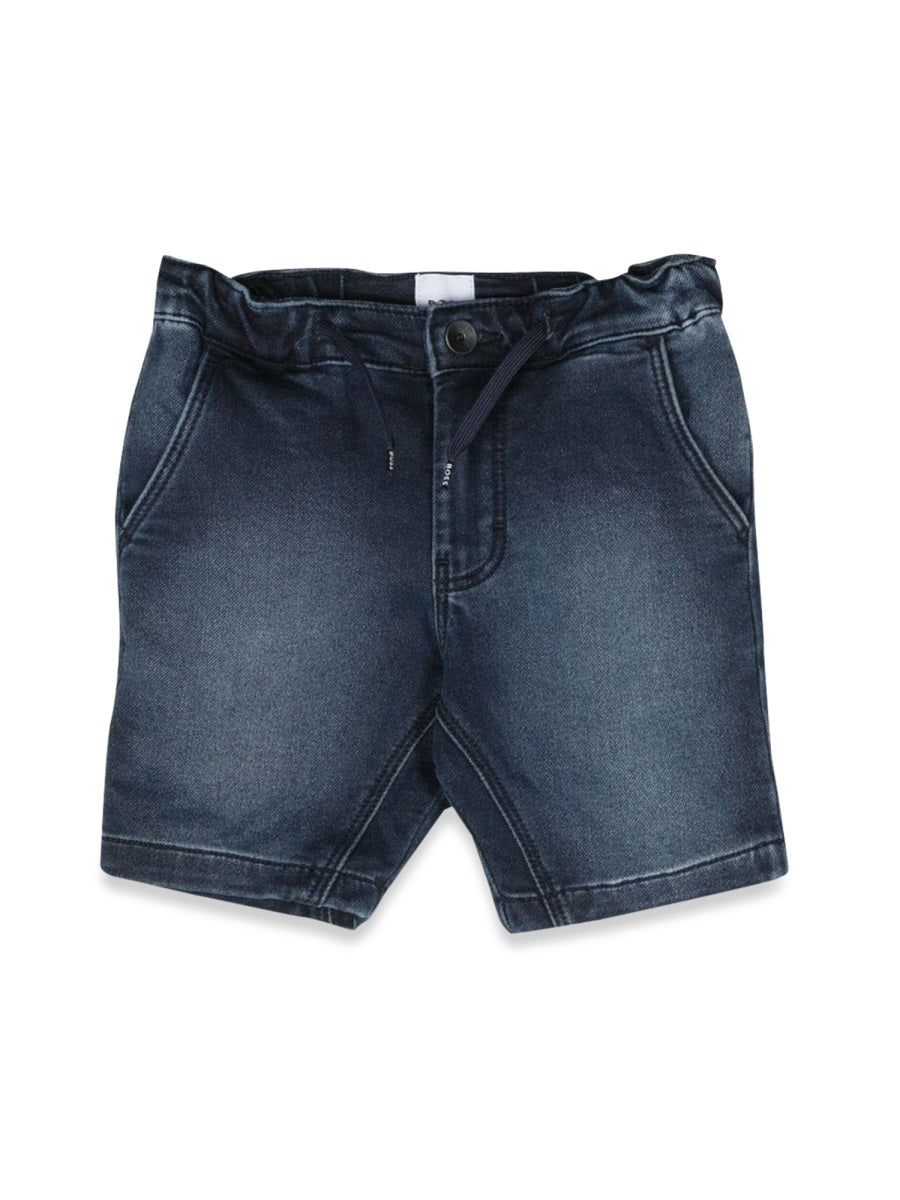 BOSS Boys Mini Denim Bermuda Shorts