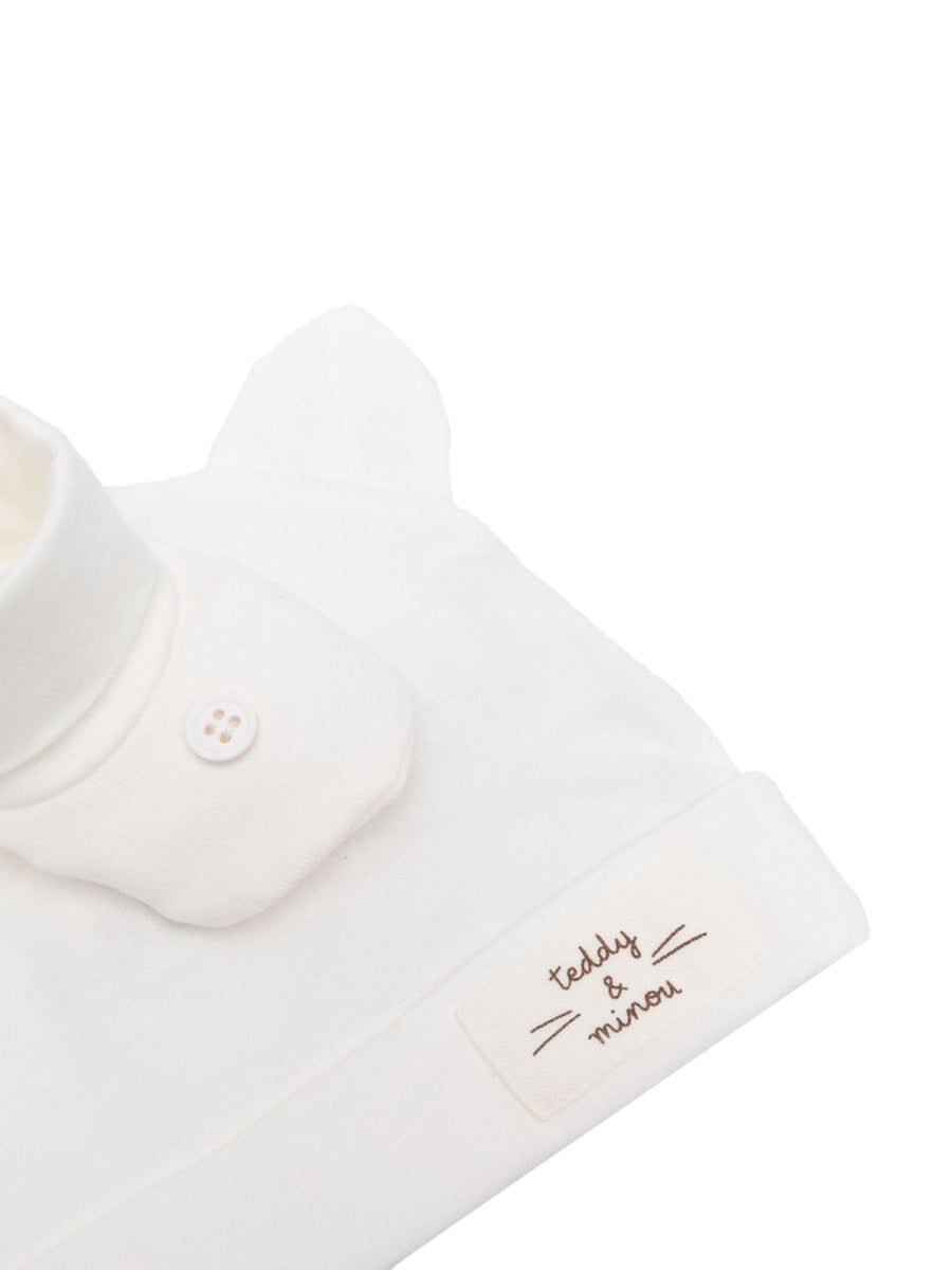 TEDDY & MINOU Mini Bonnet and Booties Set