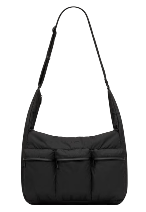 SAINT LAURENT Mini Nylon Handbag for Men - FW24 Collection