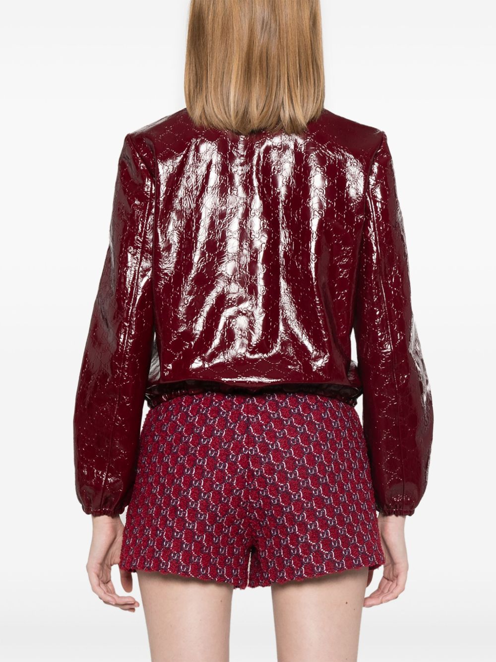 GUCCI Leather Jacket with Signature Detailing