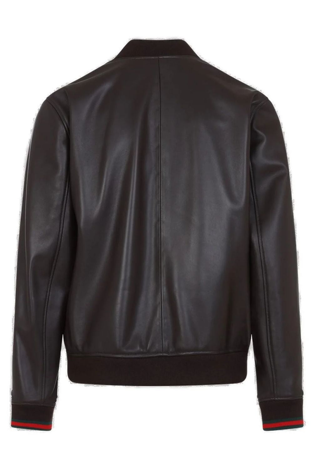 GUCCI Men's Leather Bomber Jacket - Size 50 IT