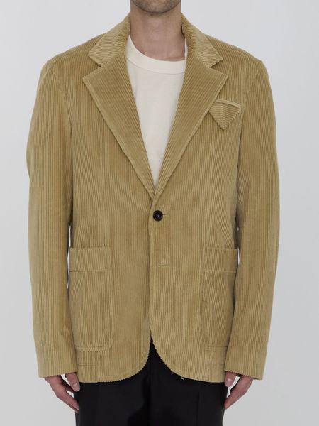BOTTEGA VENETA Men's Single-Breasted Corduroy Jacket