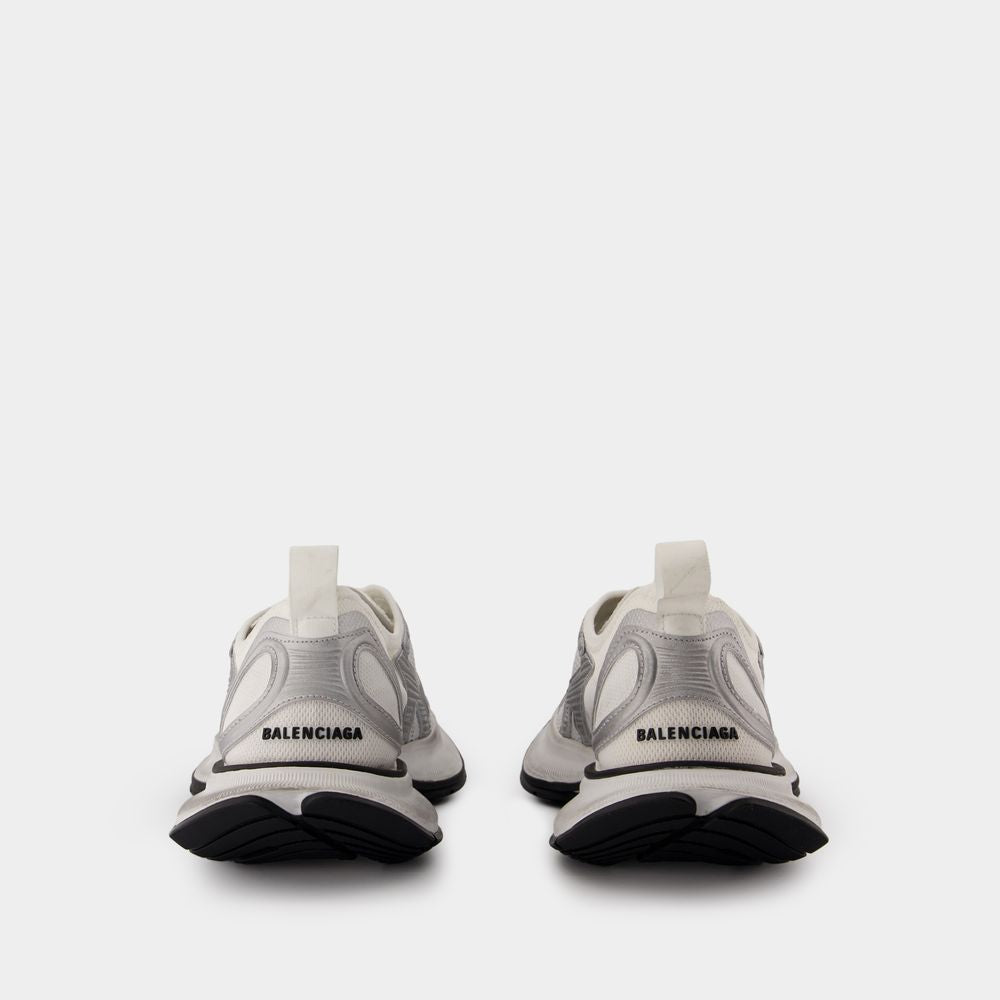 BALENCIAGA Two-Tone Mesh and Fabric Circuit Sneakers for Women - Spring/Summer 2025