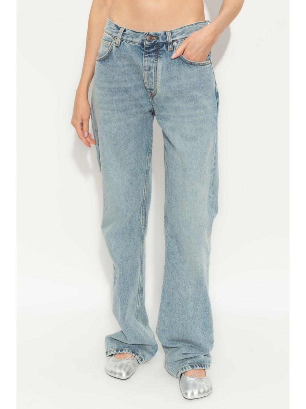 BALENCIAGA Low-Waist Denim Jeans for Women