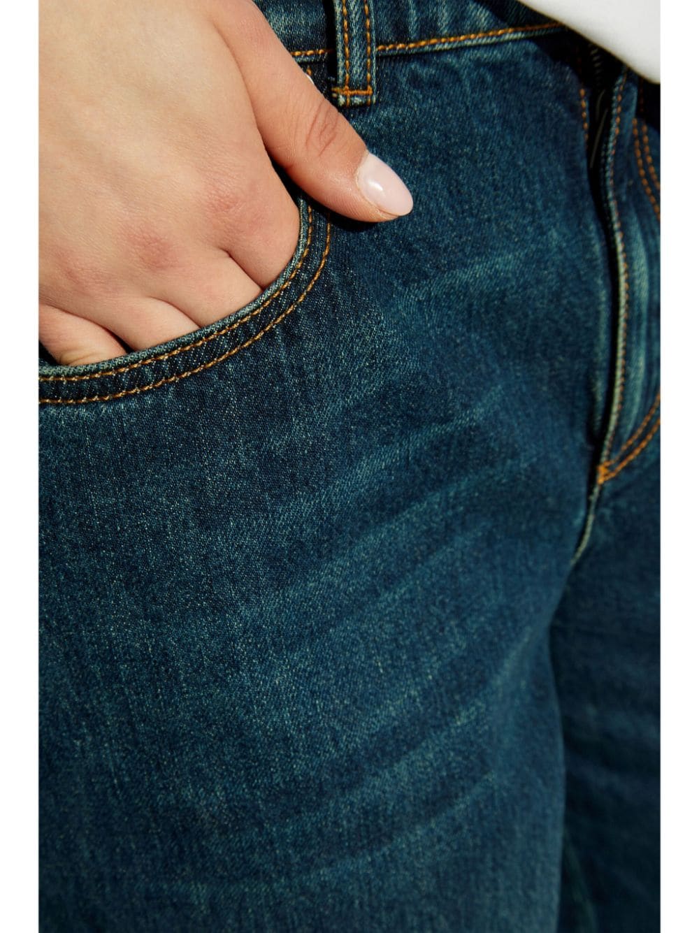 ALEXANDER MCQUEEN Wide-Leg Denim Jeans for Women - FW24