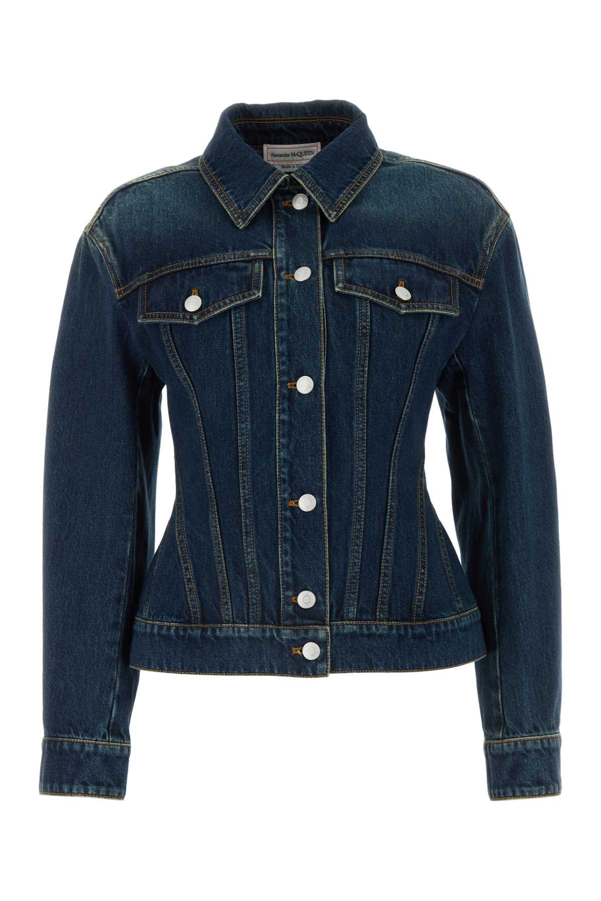ALEXANDER MCQUEEN Denim Jacket for Women - FW24 Collection