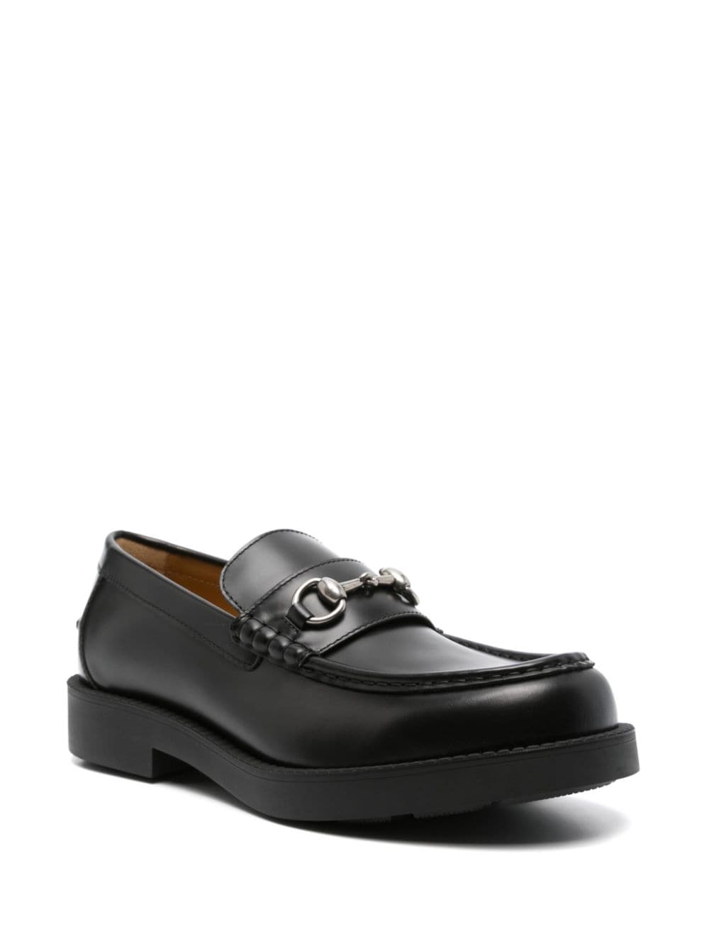 GUCCI Classic Leather Horsebit Loafers for Men