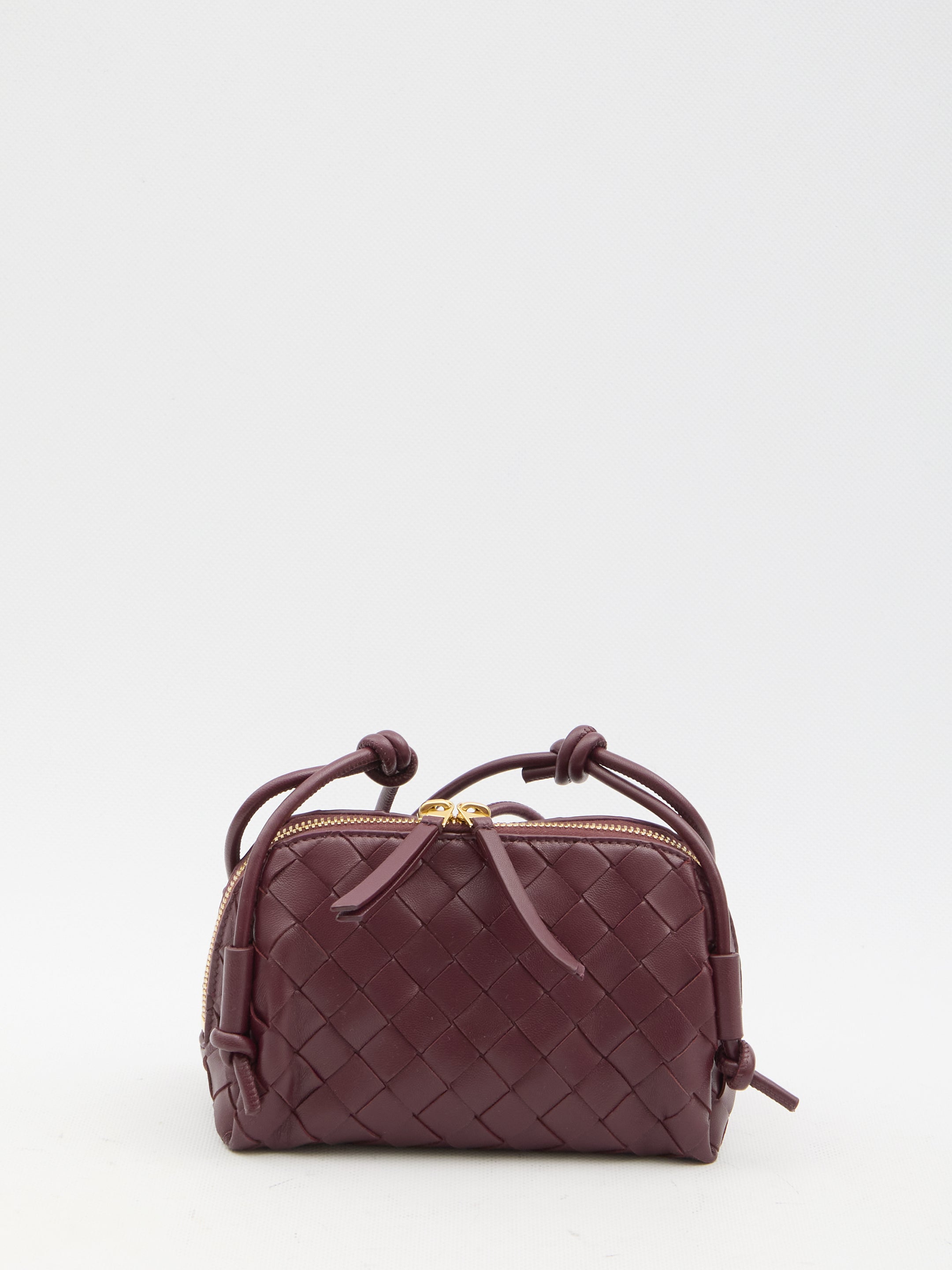 BOTTEGA VENETA Mini Intrecciato Concert Handbag - 18x11x8cm