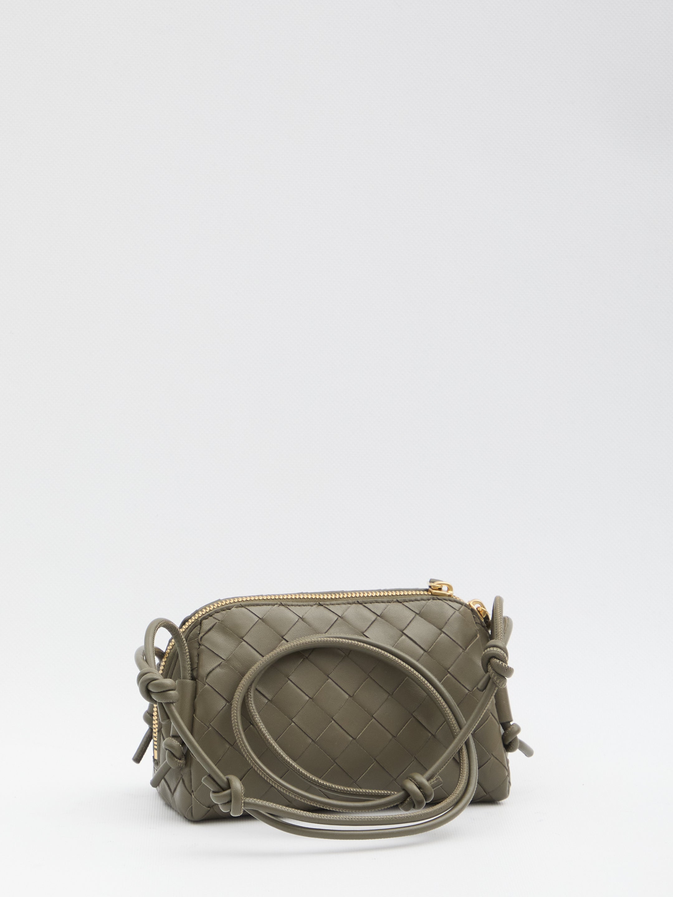 BOTTEGA VENETA Mini Pouch Handbag with Zip Closure