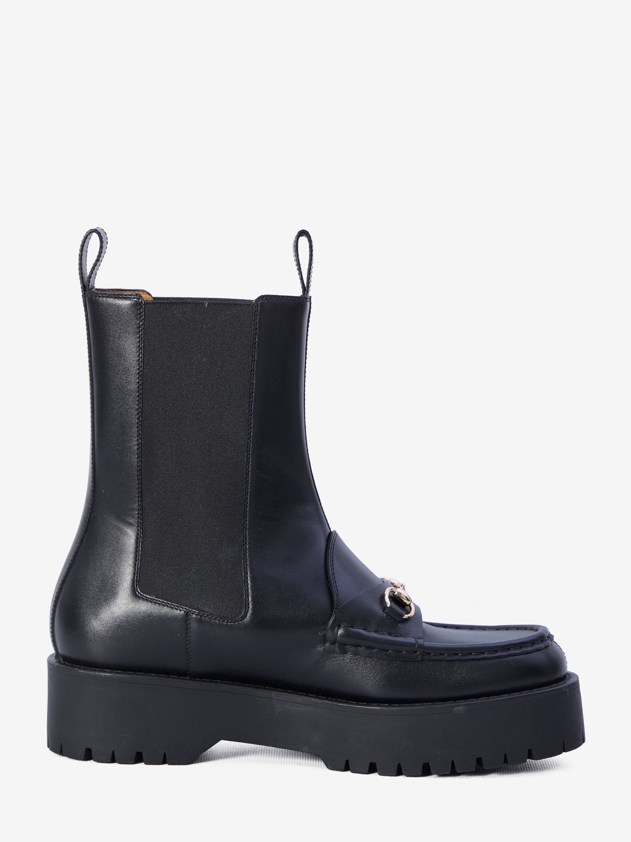 GUCCI Elegant Horsebit Mini Boots