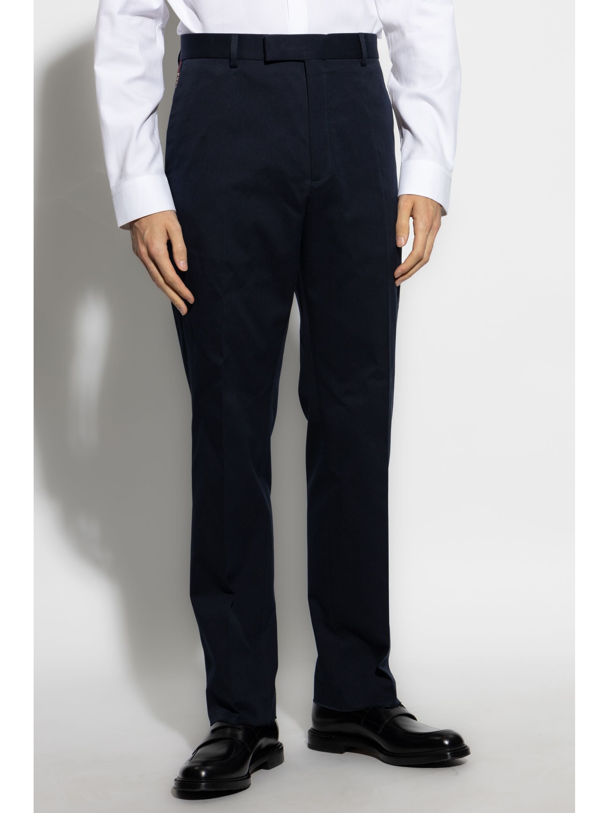 GUCCI Men's Trouser with Web Inserts Size 48