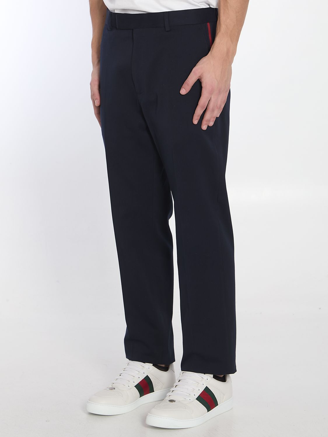 GUCCI Classic Gabardine Pant for Men - SS25 Collection