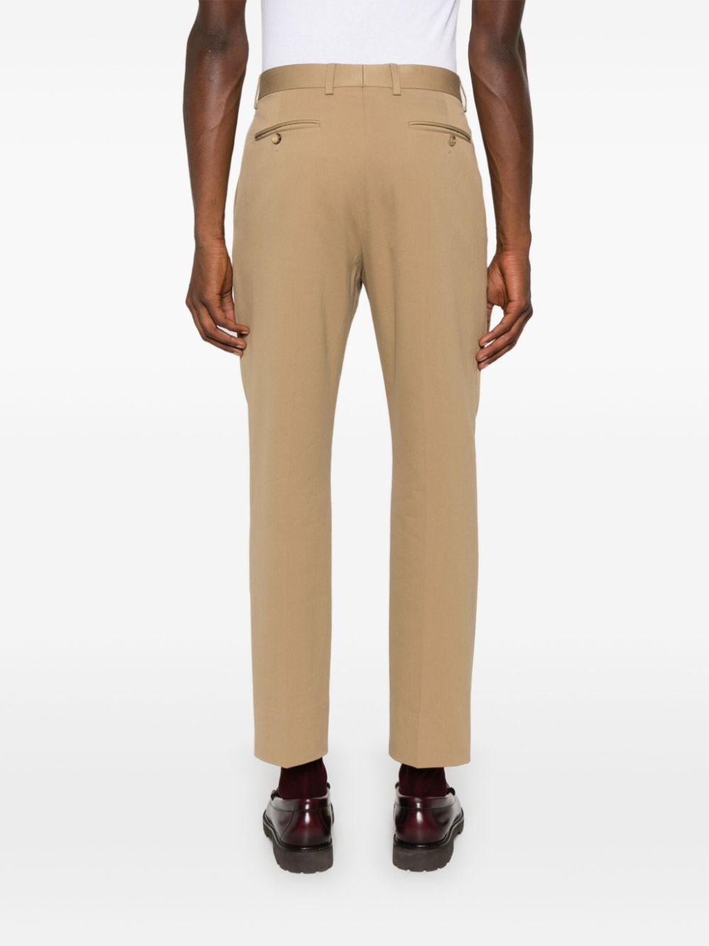 GUCCI Tailored Trousers with Signature Web-Stripe Trim