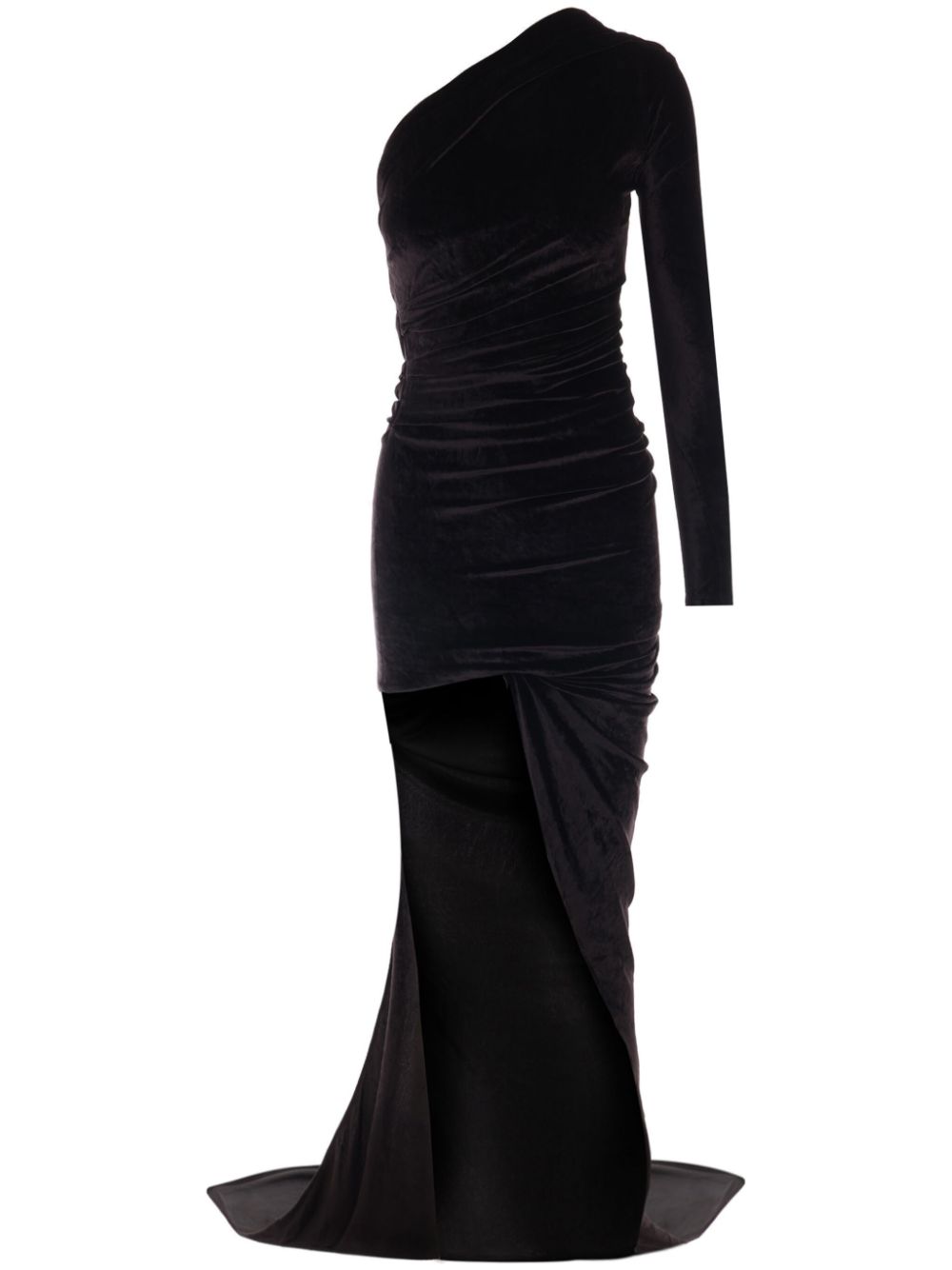 BALENCIAGA Elegant Velvet Long Dress for Women
