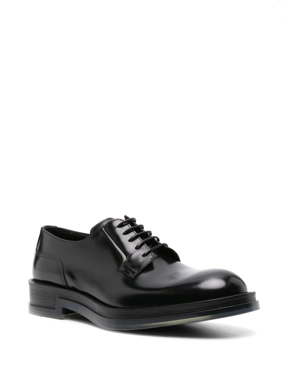 ALEXANDER MCQUEEN Leather Float Lace-Up Shoes