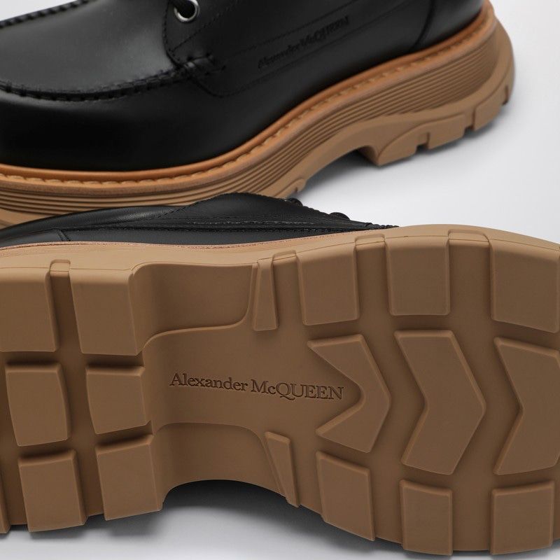 ALEXANDER MCQUEEN Leather Lace-Up Shoes with Maxi Sole
