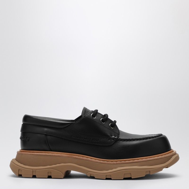 ALEXANDER MCQUEEN Leather Lace-Up Shoes with Maxi Sole