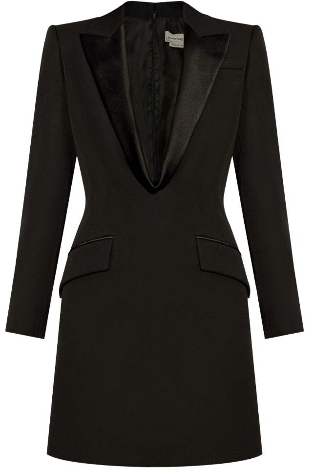 ALEXANDER MCQUEEN Wool Dress for Women - Fall/Winter Collection