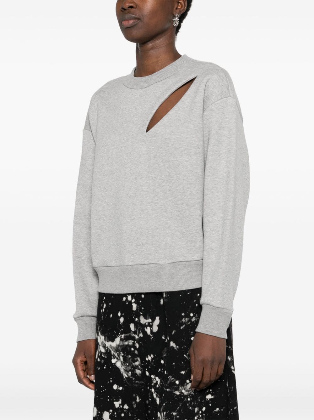 ALEXANDER MCQUEEN Crew Neck Cotton Sweater for Women - FW24 Edition