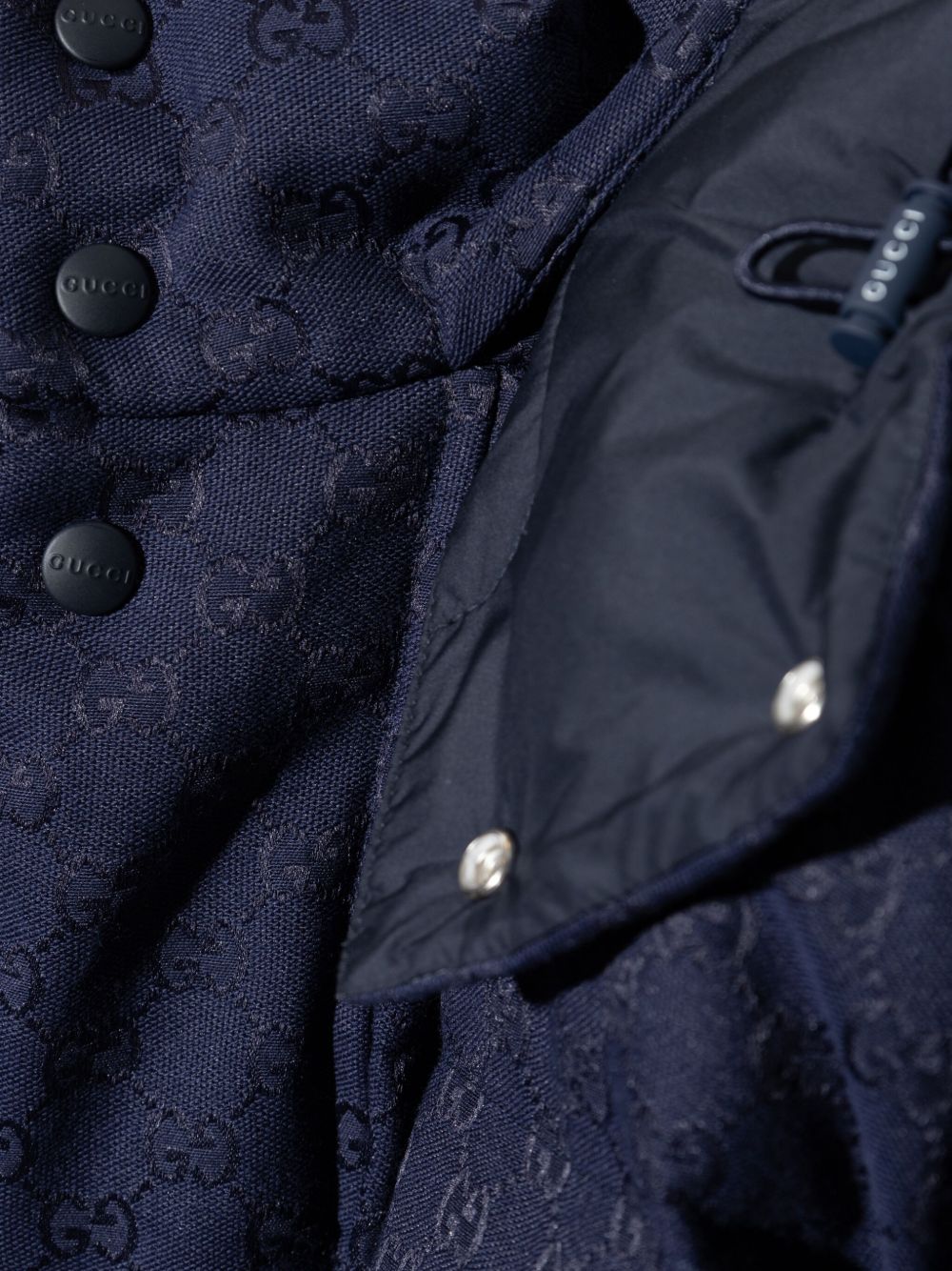 GUCCI Down Jacket with Detachable Hood for Men