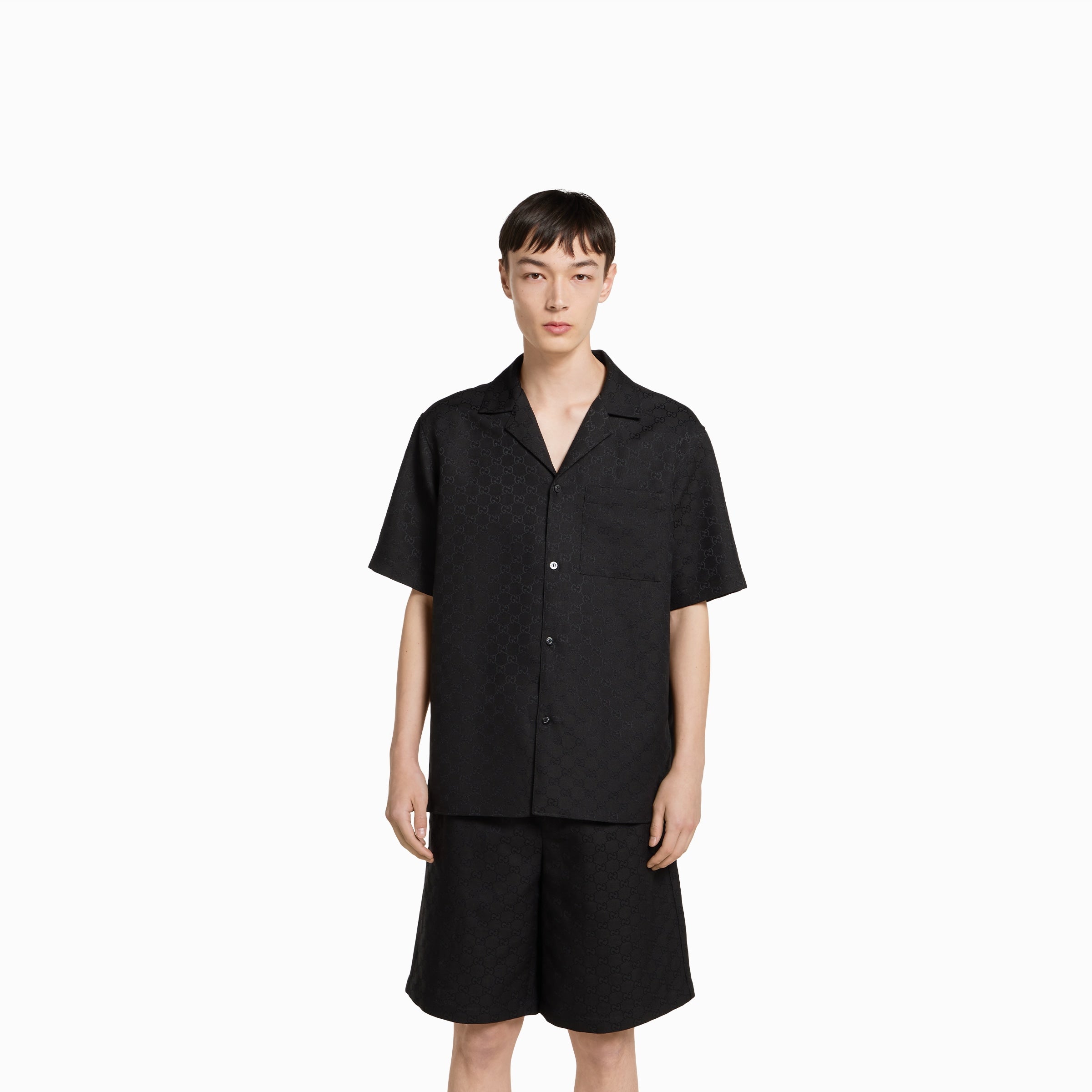 GUCCI Men's Bowling Shirt - Size 48