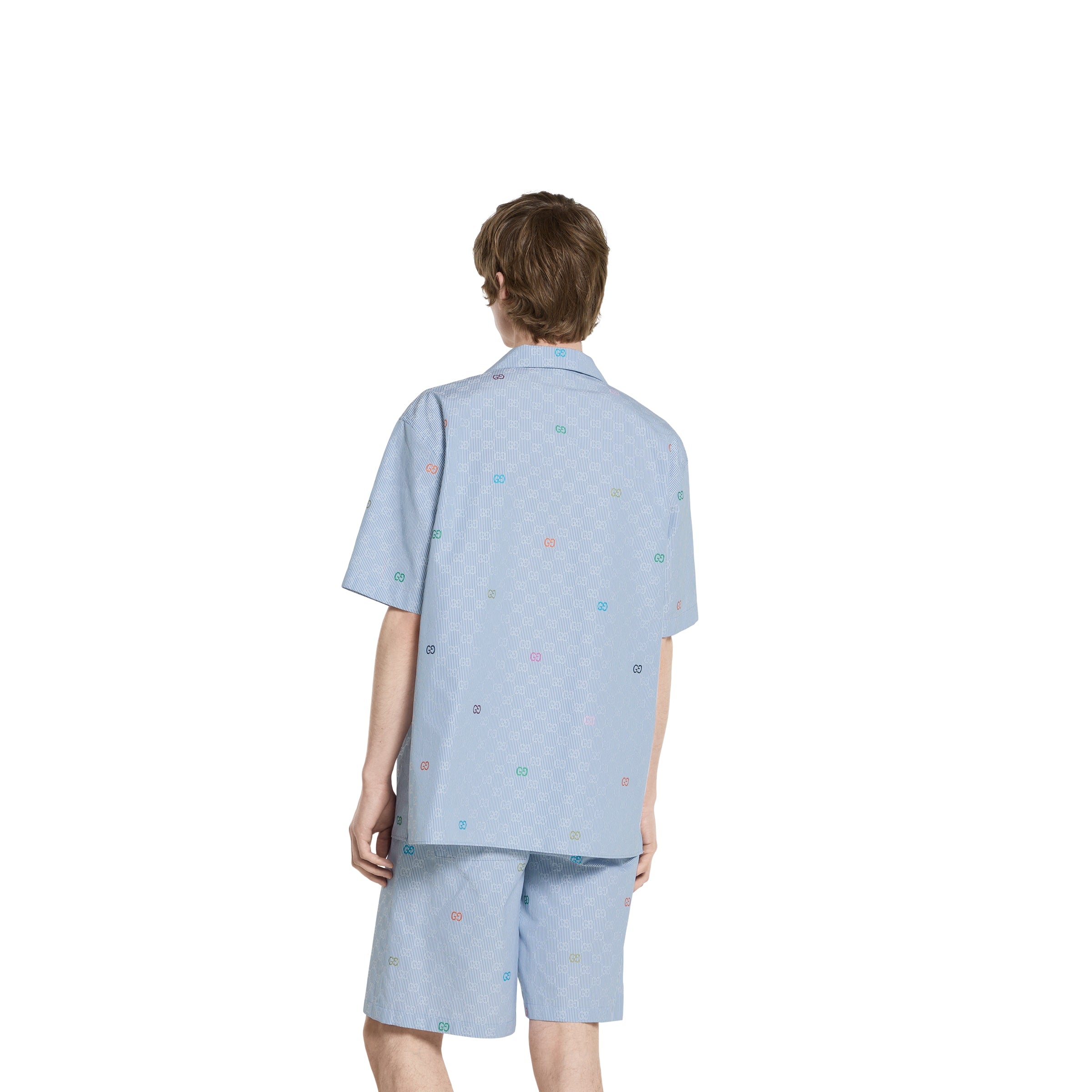 GUCCI Striped Bowling Shirt - Size 48