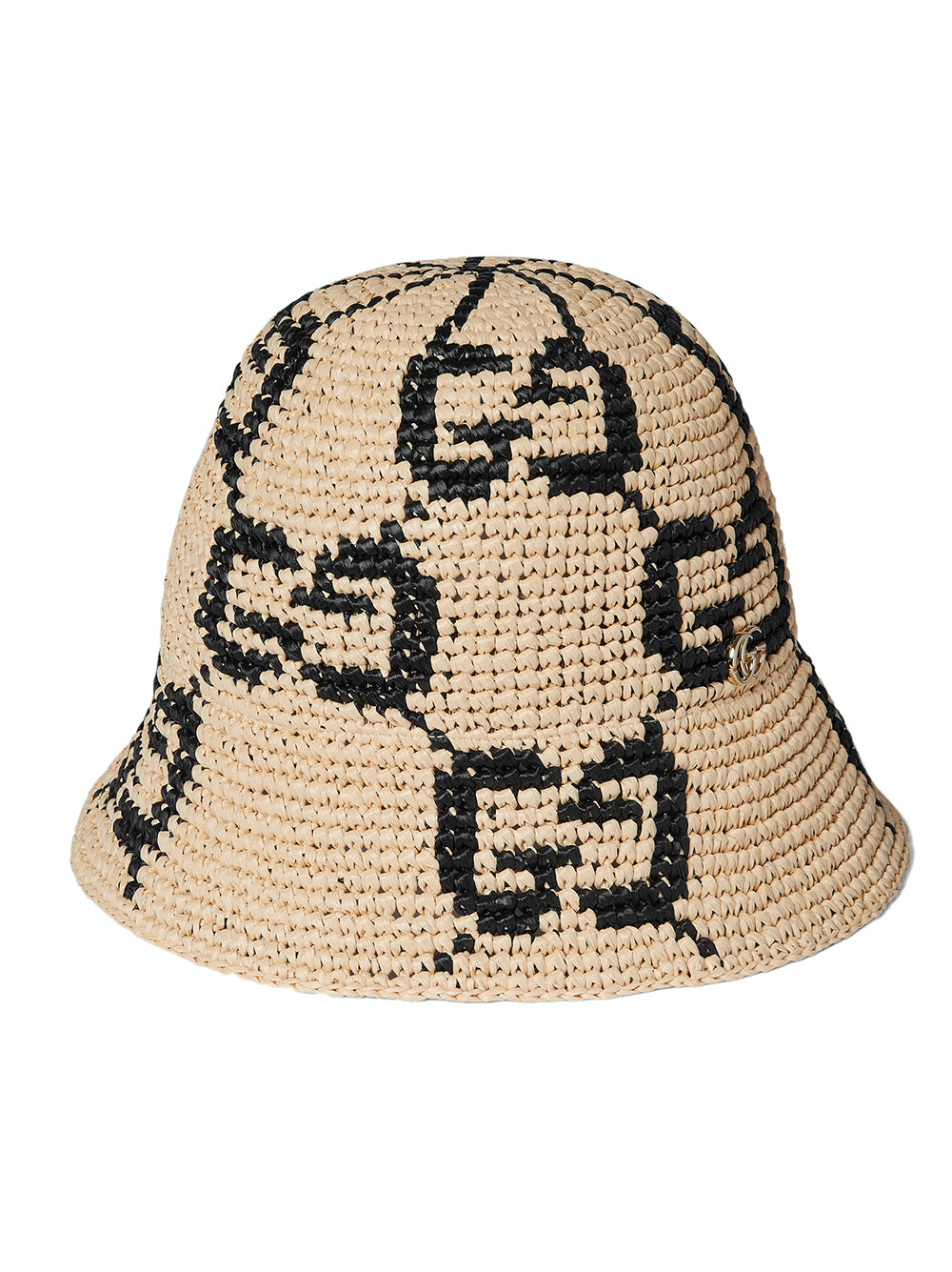 GUCCI Straw Cloche Hat
