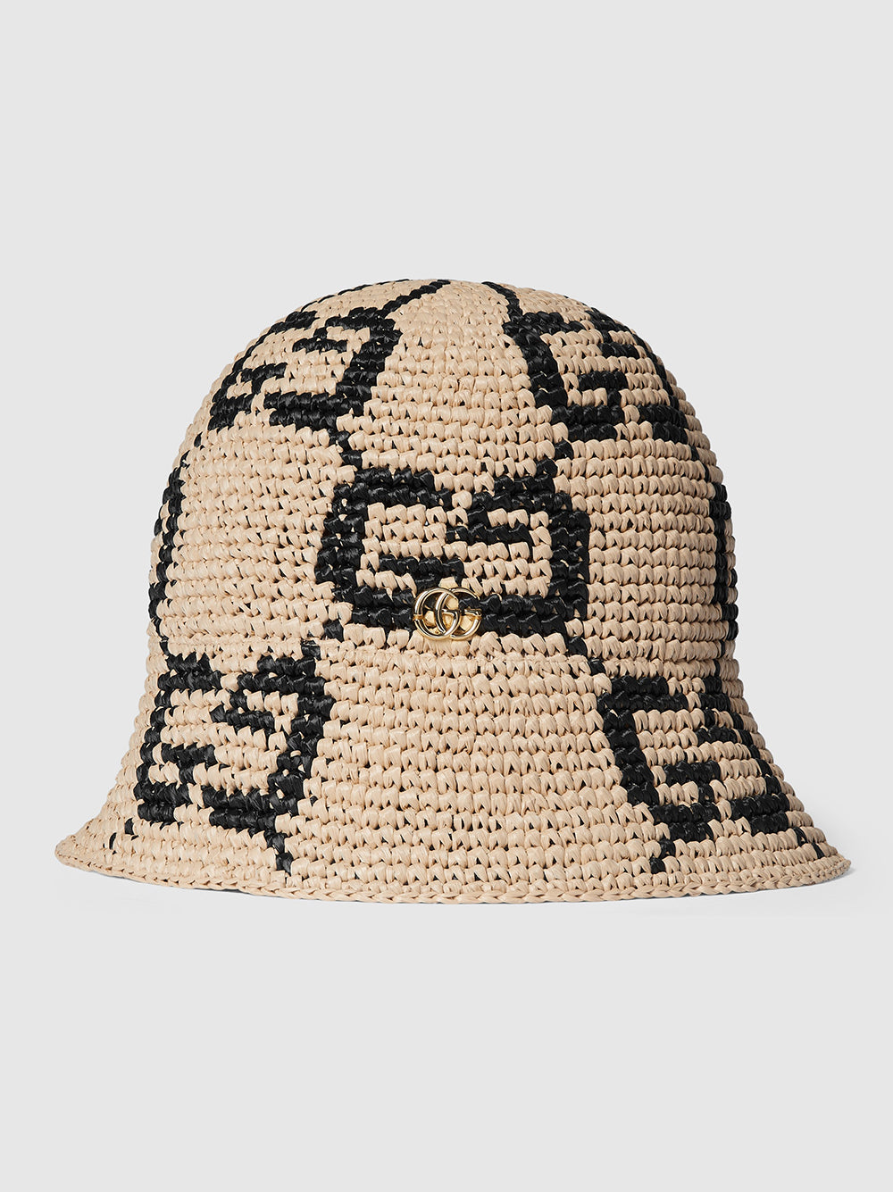 GUCCI Straw Cloche Hat