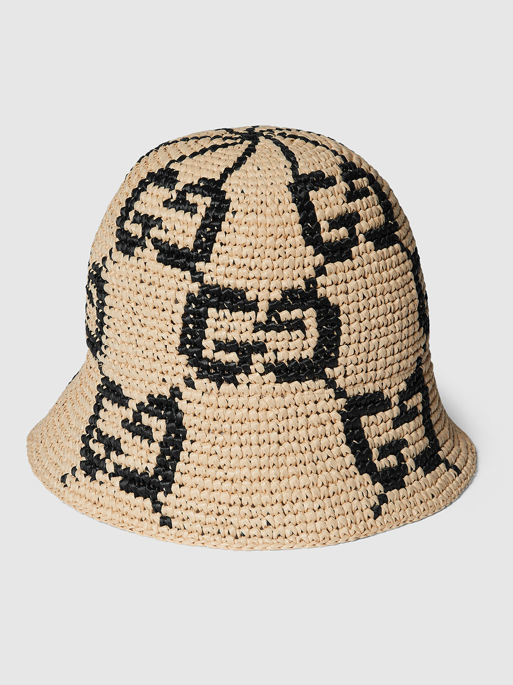 GUCCI Straw Cloche Hat
