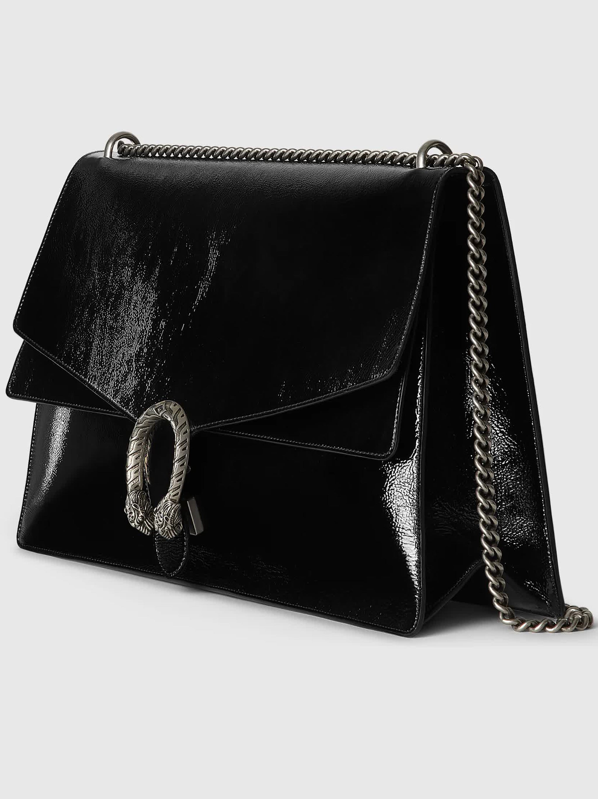 GUCCI Women's Classic Mini Patent Leather Handbag