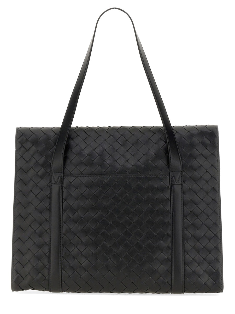 BOTTEGA VENETA Woven Pattern Shoulder Handbag