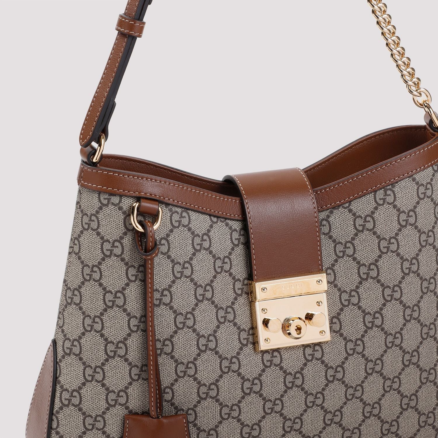 GUCCI Medium Padlock Shoulder Handbag