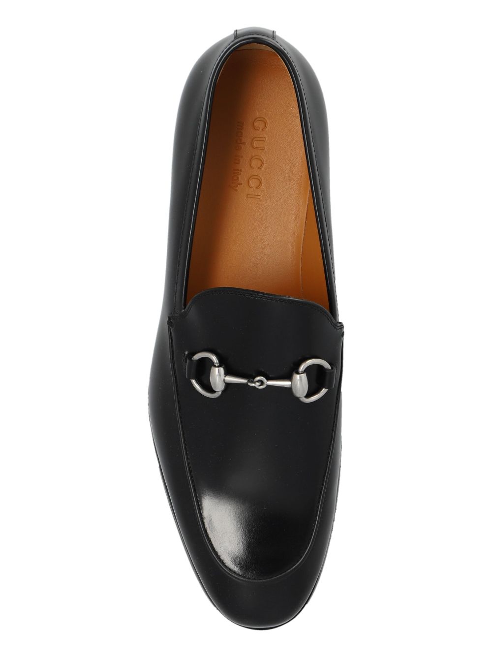 GUCCI Leather Loafers with Signature Horsebit Detail