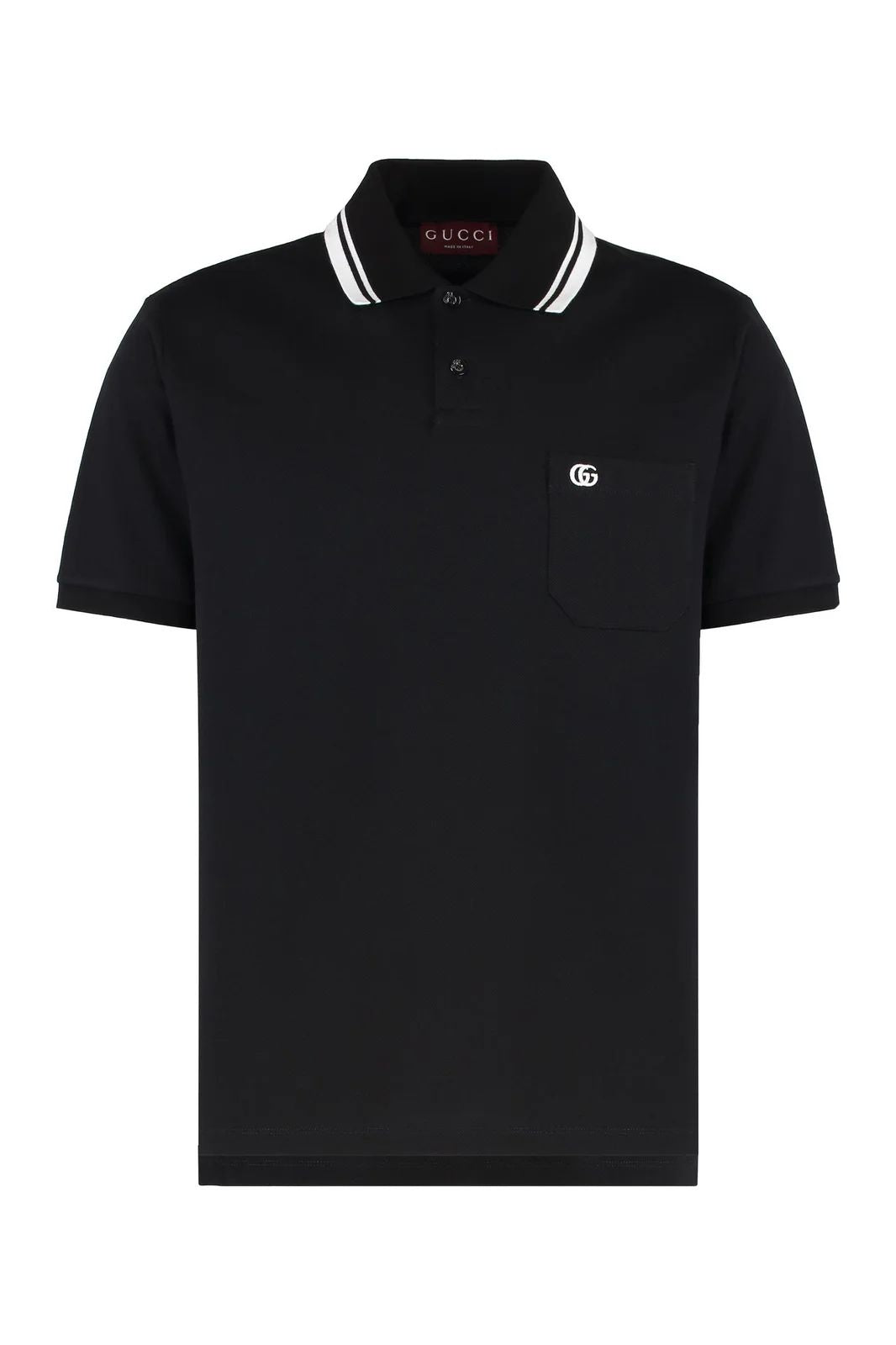 GUCCI Embroidered Polo Shirt - Size L