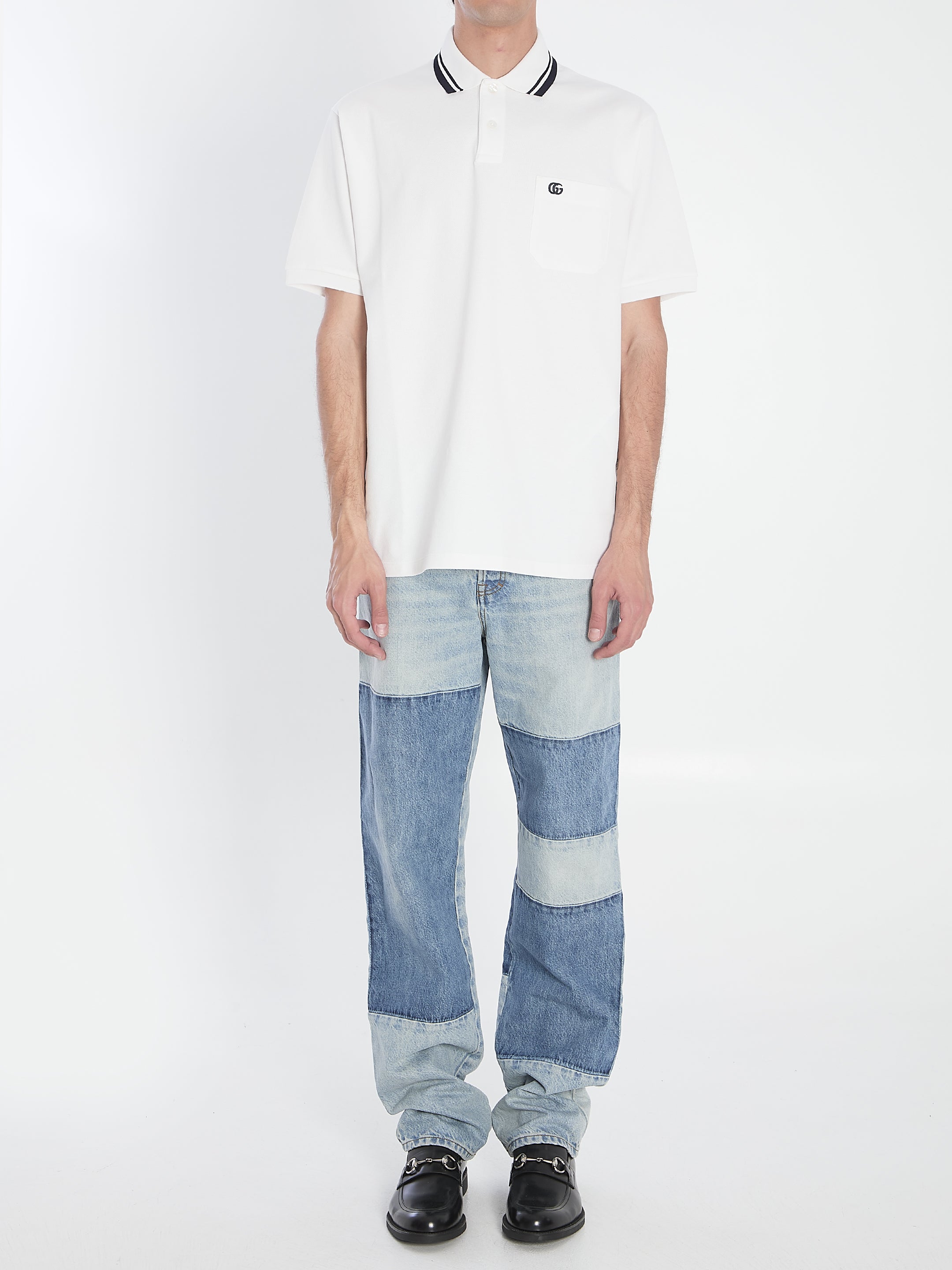 GUCCI Classic Cotton Polo Shirt - Size L