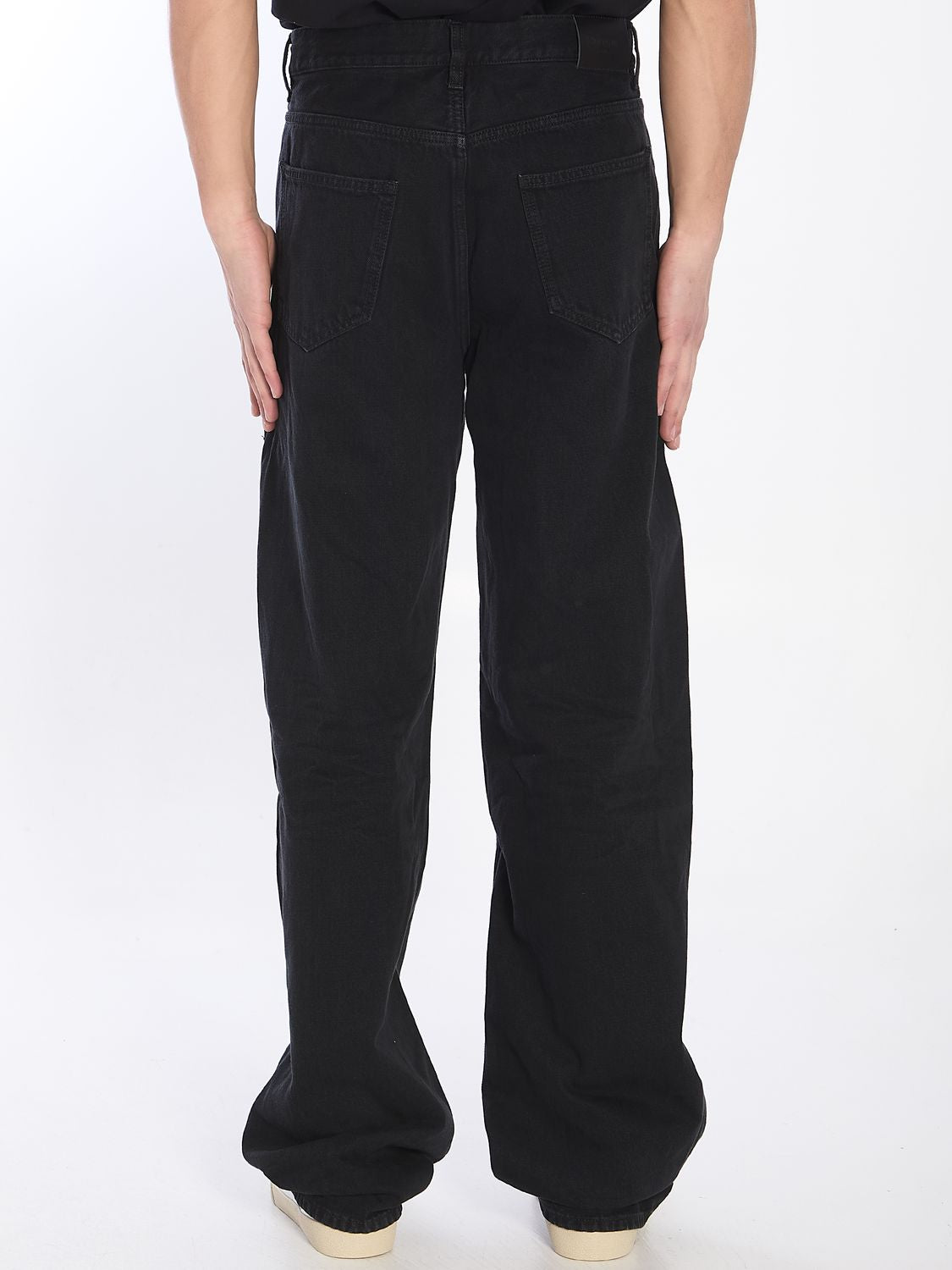 SAINT LAURENT Medium-Rise Straight Jeans - Wide Fit