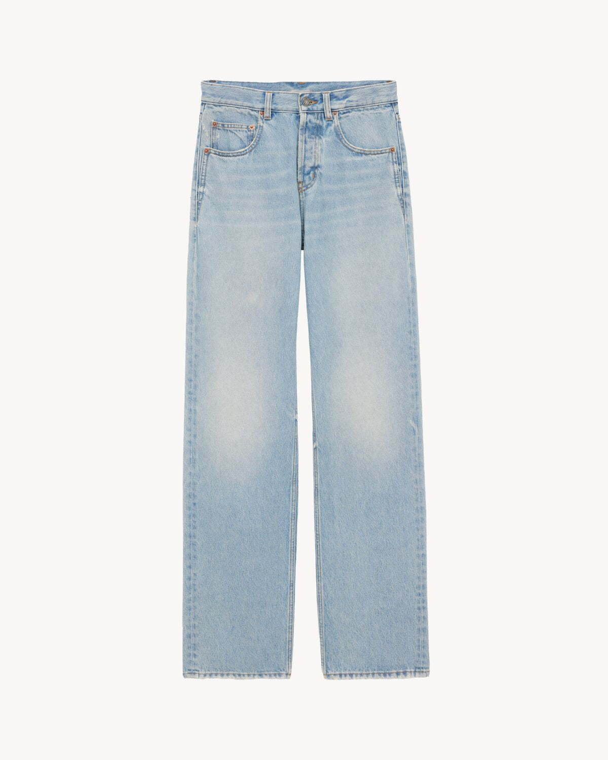 SAINT LAURENT Baggy Denim Jeans - Relaxed Fit Size 30