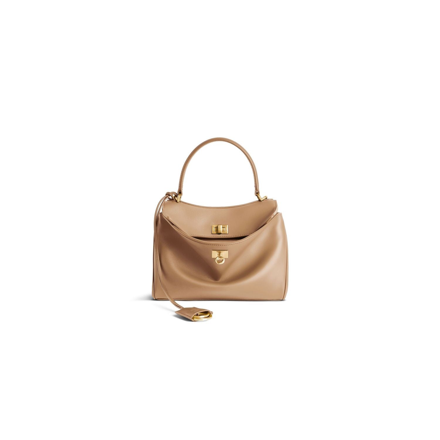 BALENCIAGA Mini Leather Rodeo Handbag