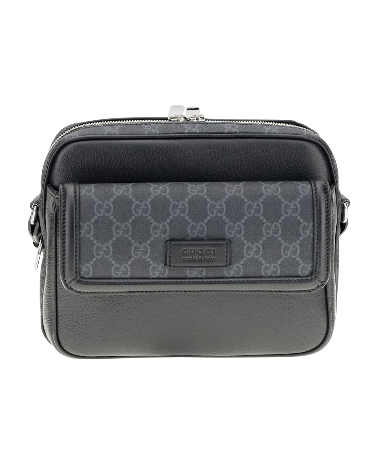 GUCCI Men's Mini Leather Crossbody Handbag