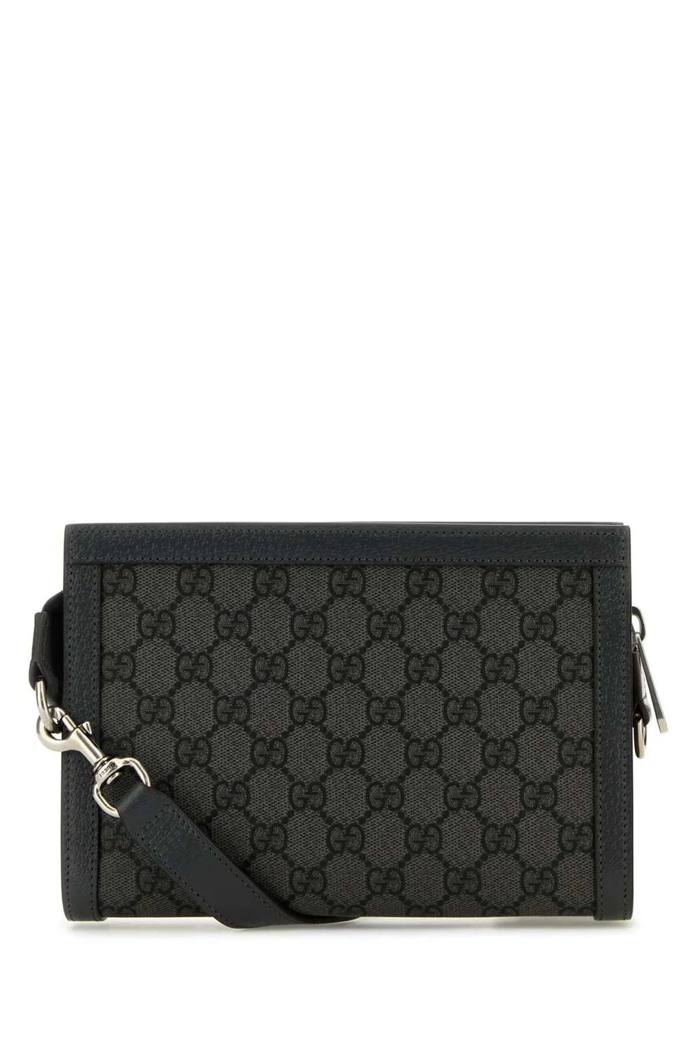 GUCCI Mini Crossbody Handbag in GG Supreme Fabric and Leather