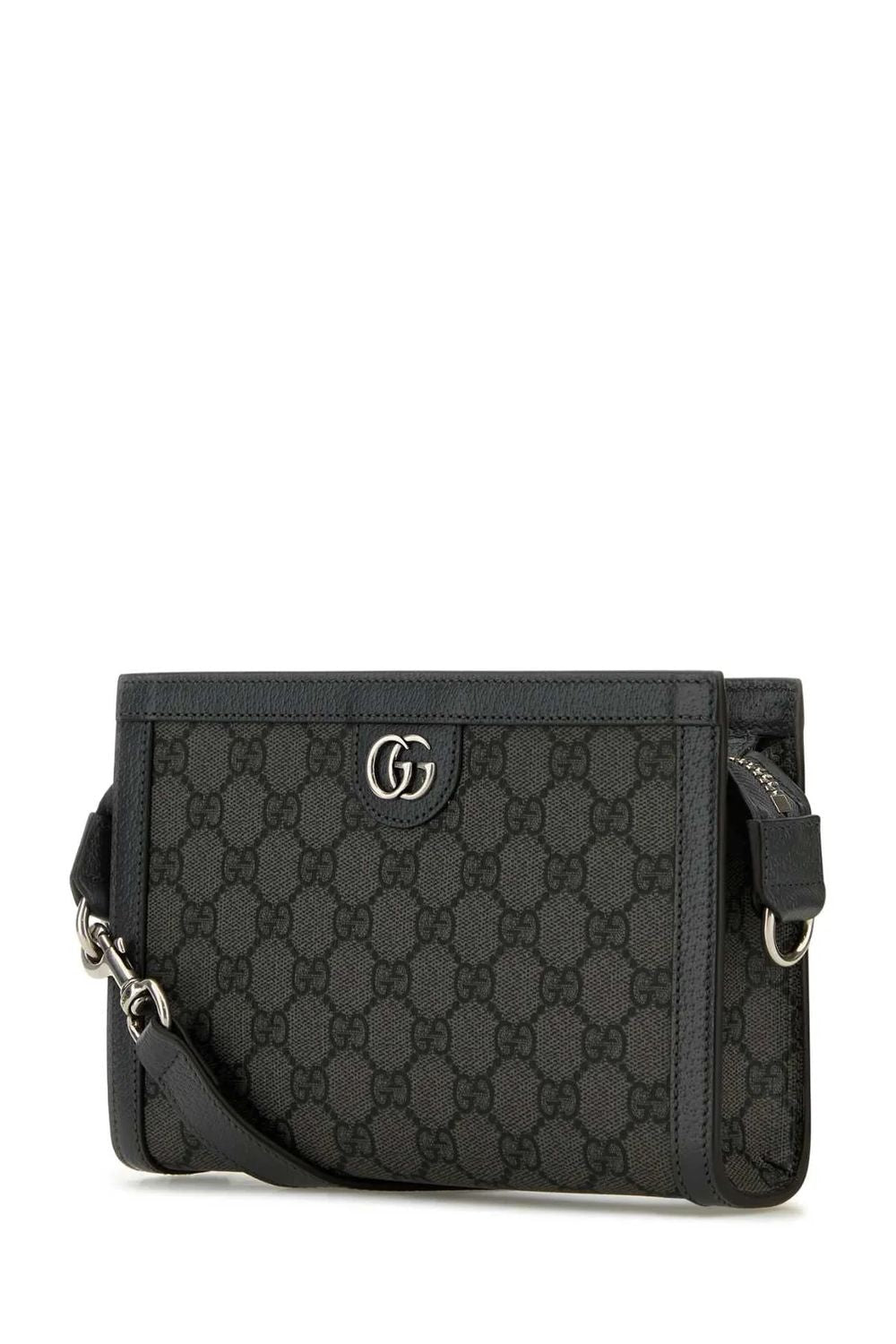 GUCCI Mini Crossbody Handbag in GG Supreme Fabric and Leather