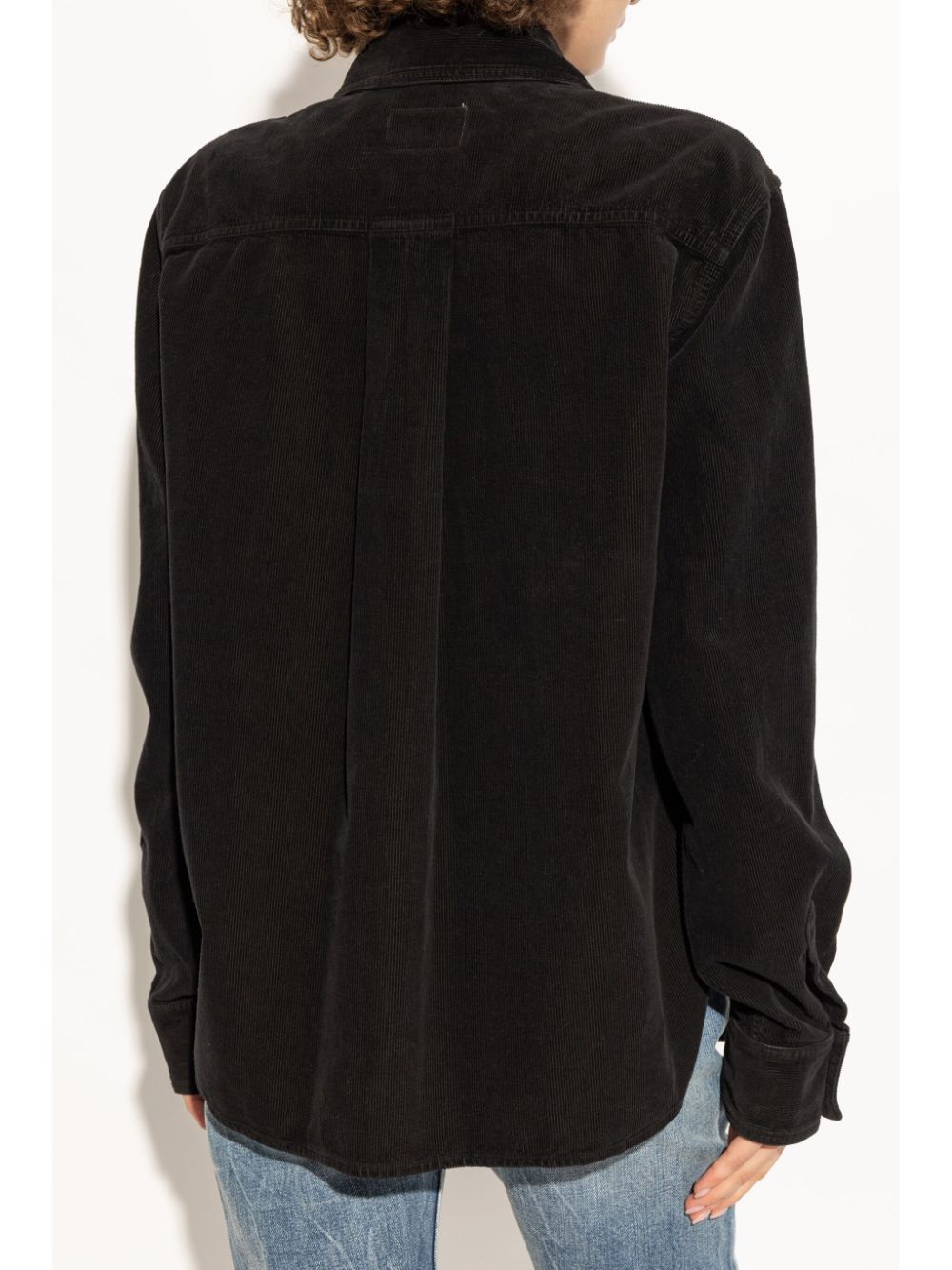 SAINT LAURENT Corduroy Cotton Overshirt for Men - FW25 Collection