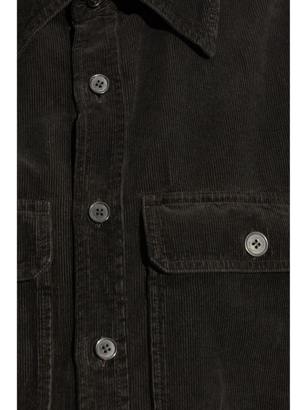 SAINT LAURENT Corduroy Cotton Overshirt for Men - FW25 Collection