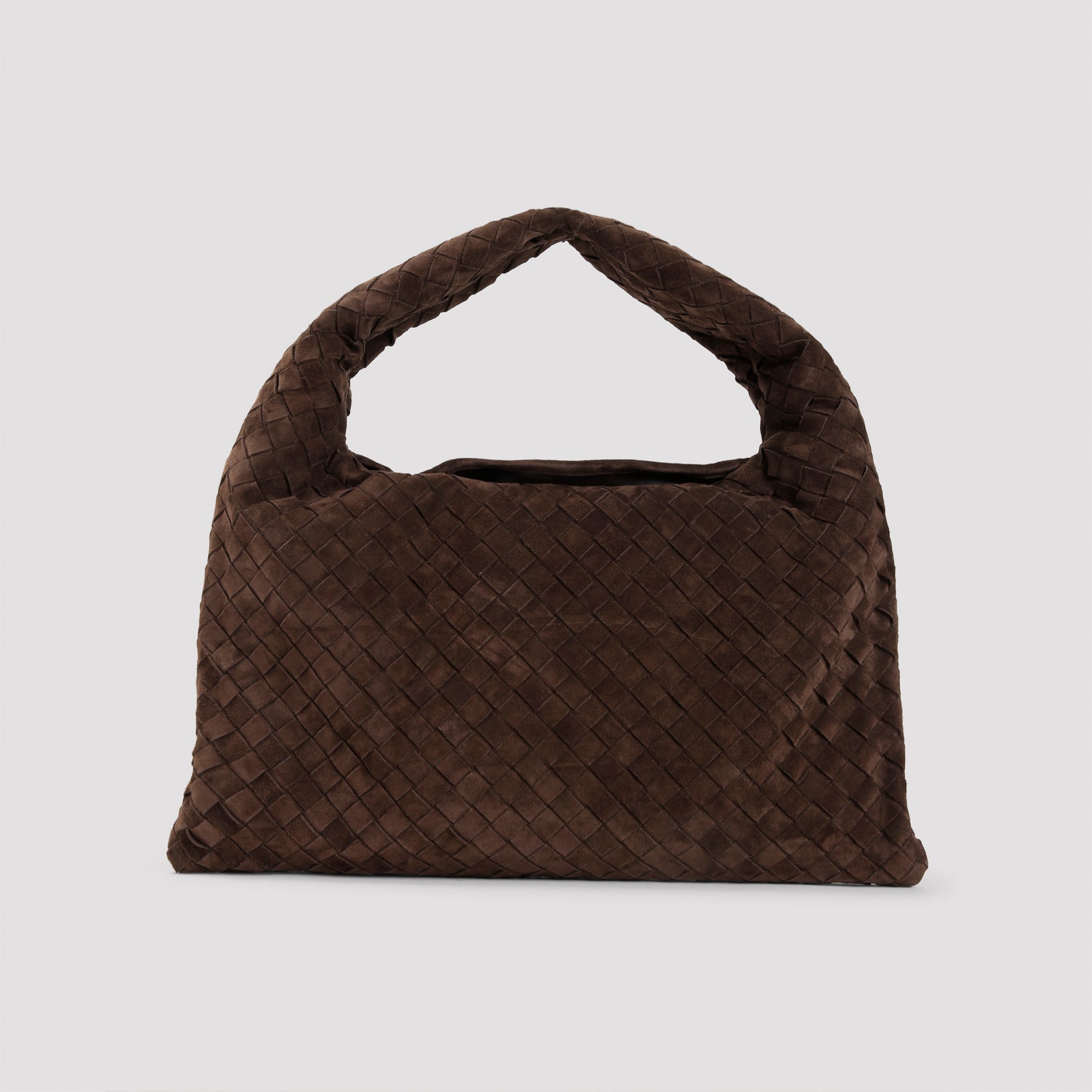 BOTTEGA VENETA Mini Woven Suede Shoulder Handbag